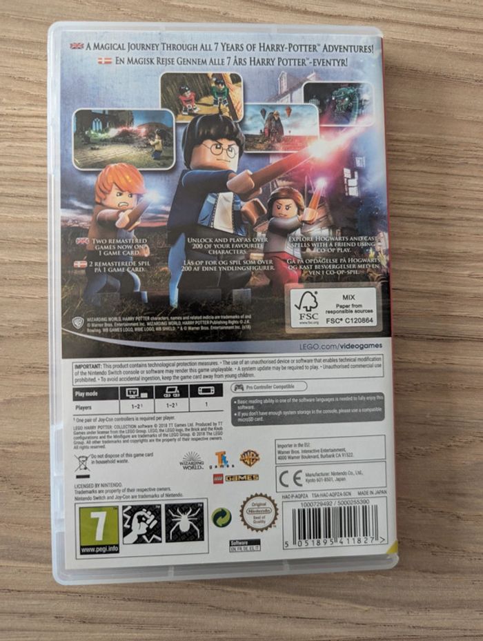 Jeu Nintendo Switch Harry Potter Lego collection - photo numéro 2