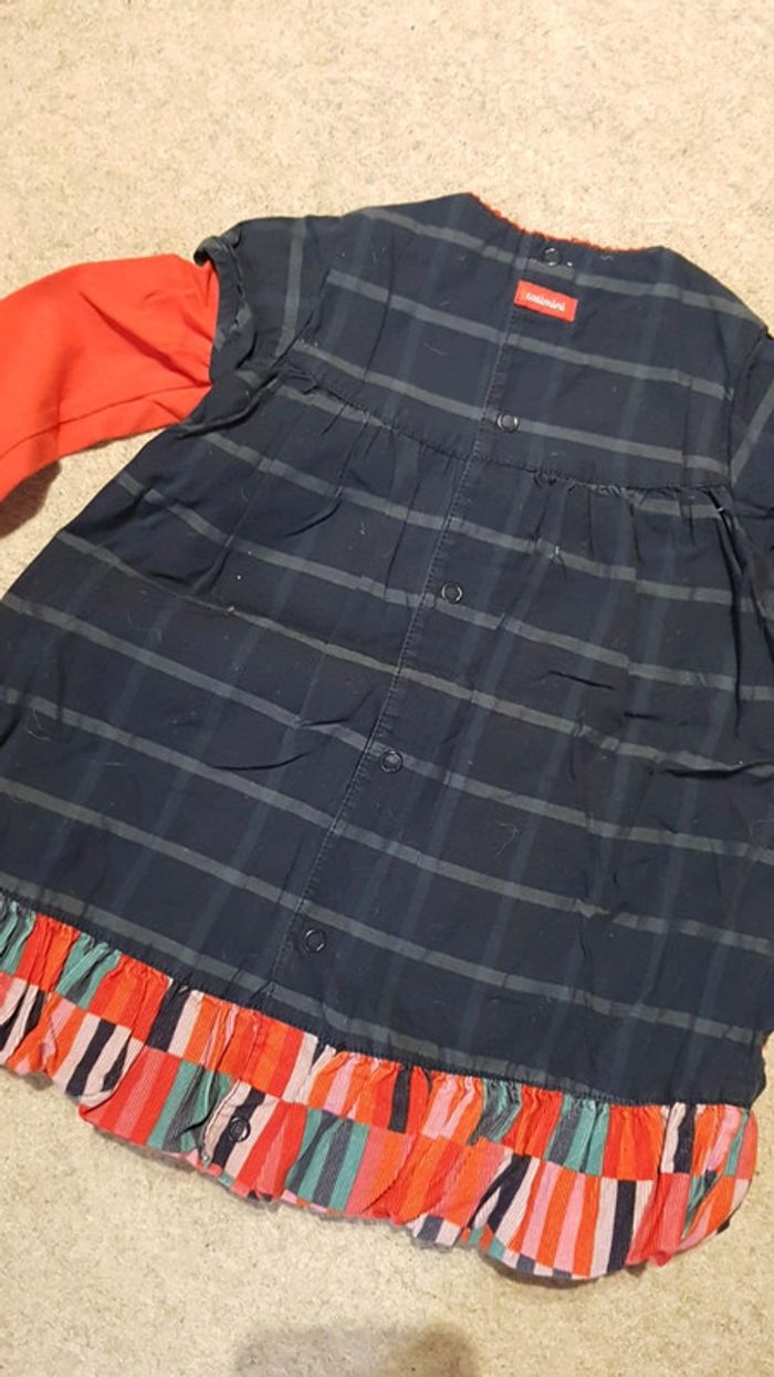 Lot de 2 robe/combinaison catimini fille 9 mois - photo numéro 8