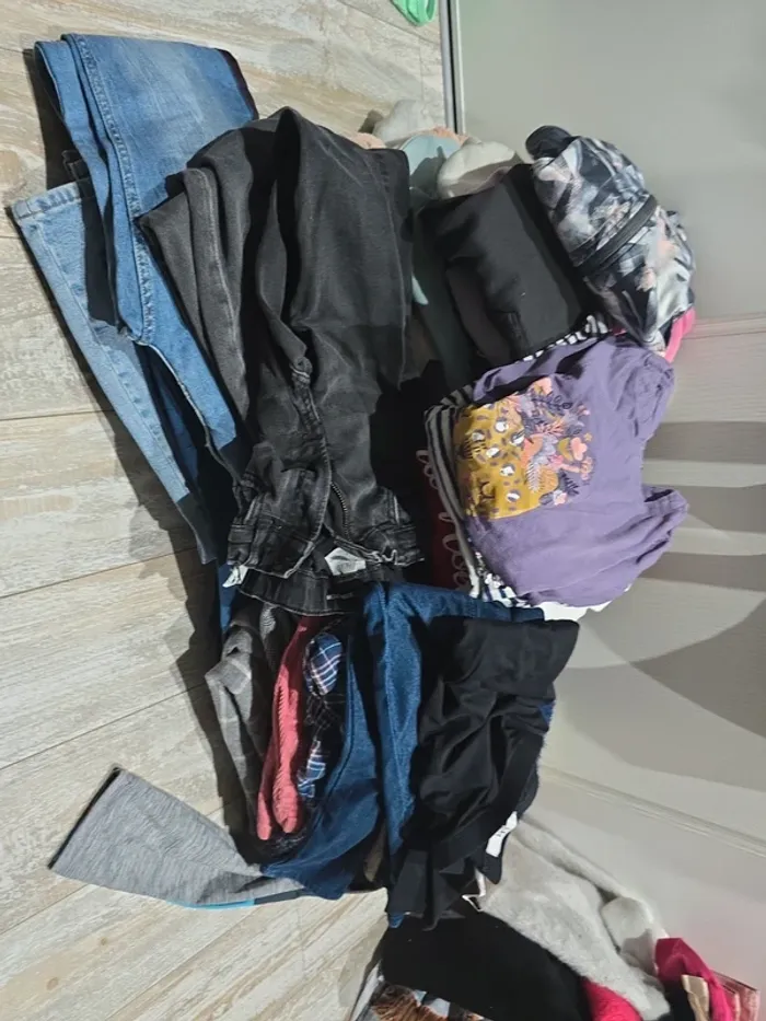 Lot  50 vêtements hiver #orianablfille8ans