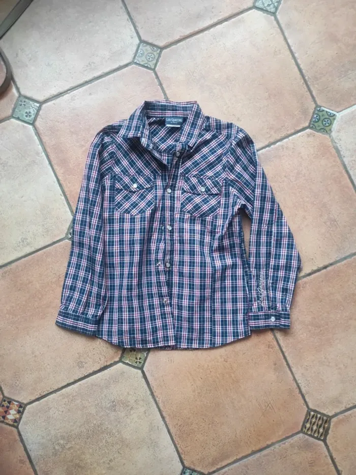 Chemise a carreaux manches longues - photo numéro 3