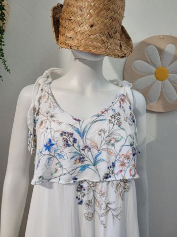 Robe longue à bretelles