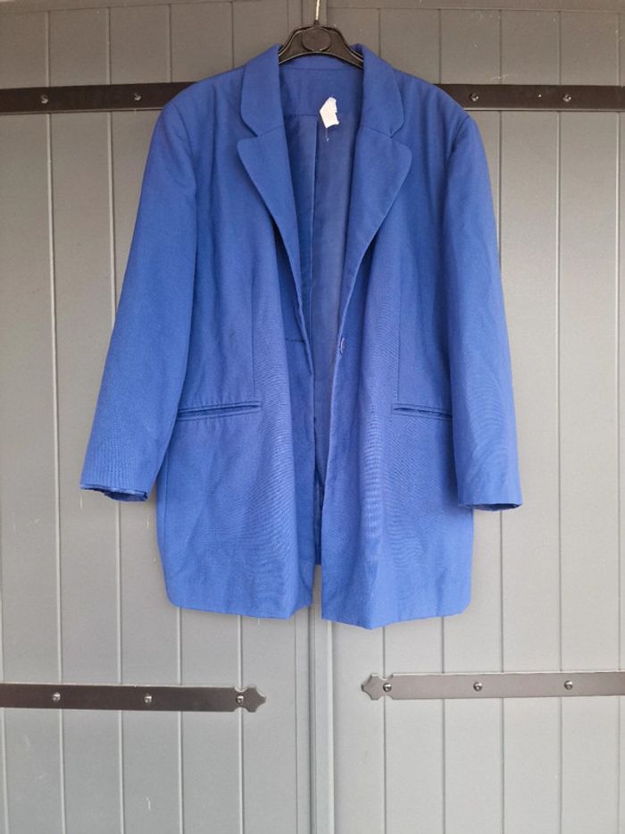Blazer de costume bleu marine - photo numéro 2