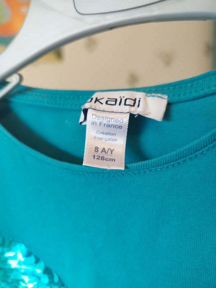 T-shirt manches longues sequins papillon étoiles - photo numéro 5