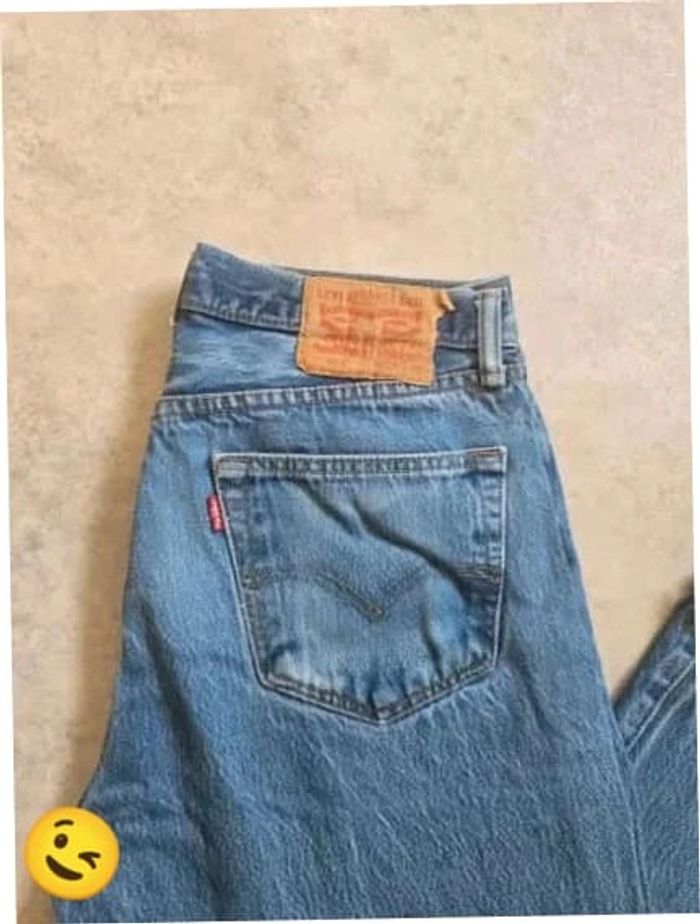 Jeans Levi's 501 W34 FR44 L32 coupe droite bleu Homme Men pan421b - photo numéro 2