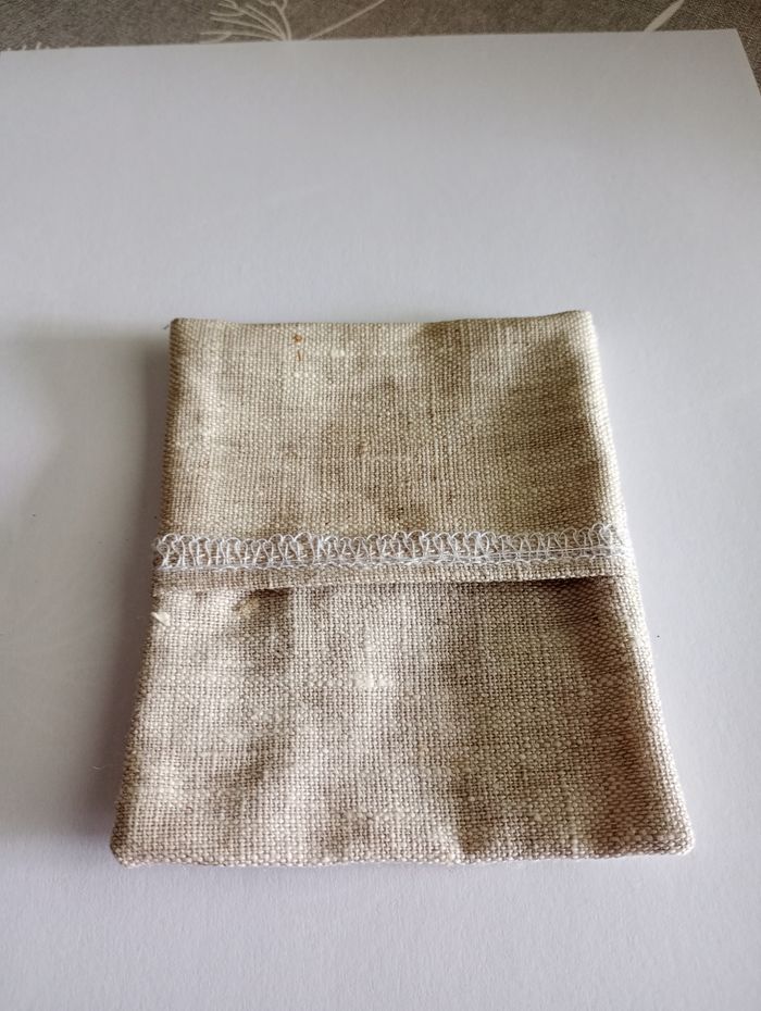 Pochette serviette lin