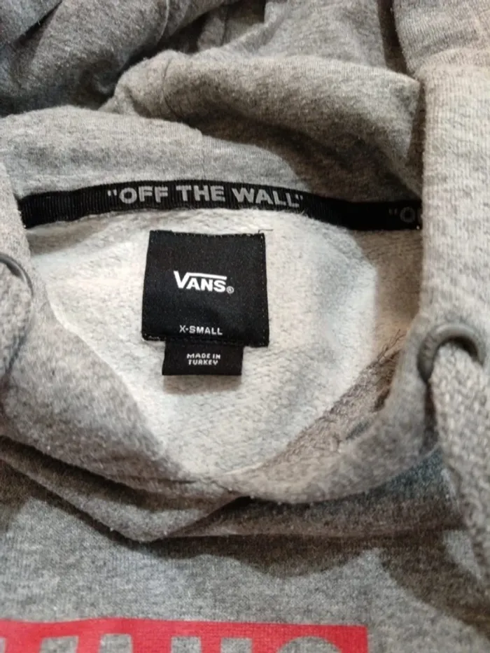 C57 sweat gris Vans XS - photo numéro 3
