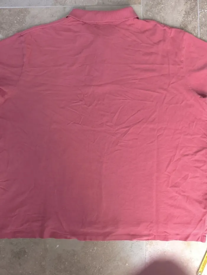 Polo Ralph Lauren homme taille 4XB rose saumon logo marine excellent état - photo numéro 12