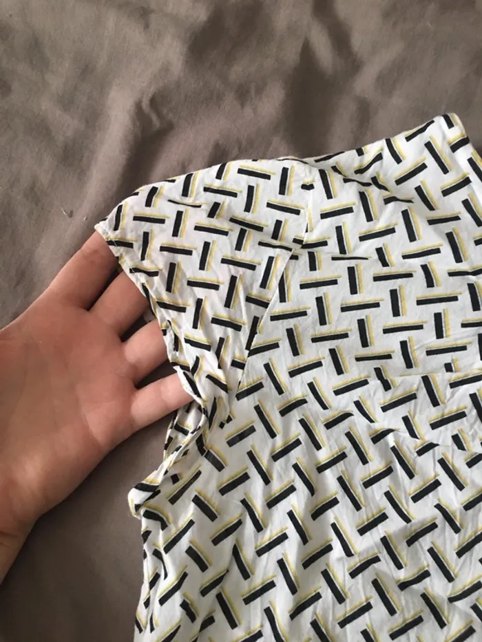 Chemisier manches courtes camaïeu - photo numéro 3