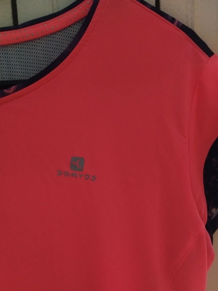 T-shirt de sport rose Domyos taille 40 - photo numéro 4