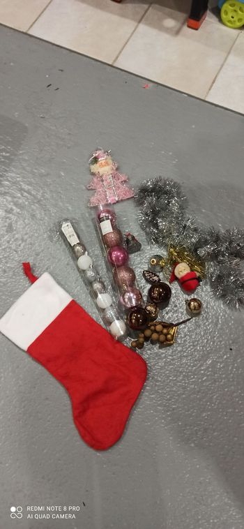 Lot de décorations de noel