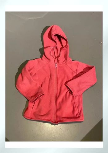 Veste polaire rose 3 ans