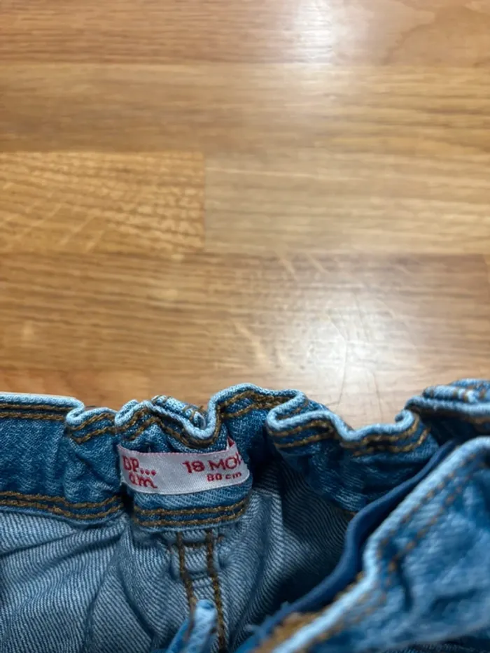 Short en jean dpam 18 mois garçon - photo numéro 2