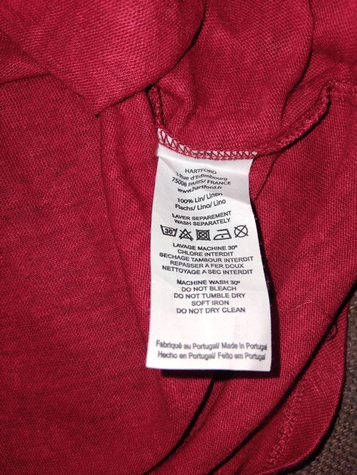 Tee shirt Hartford t5 100%lin - photo numéro 11