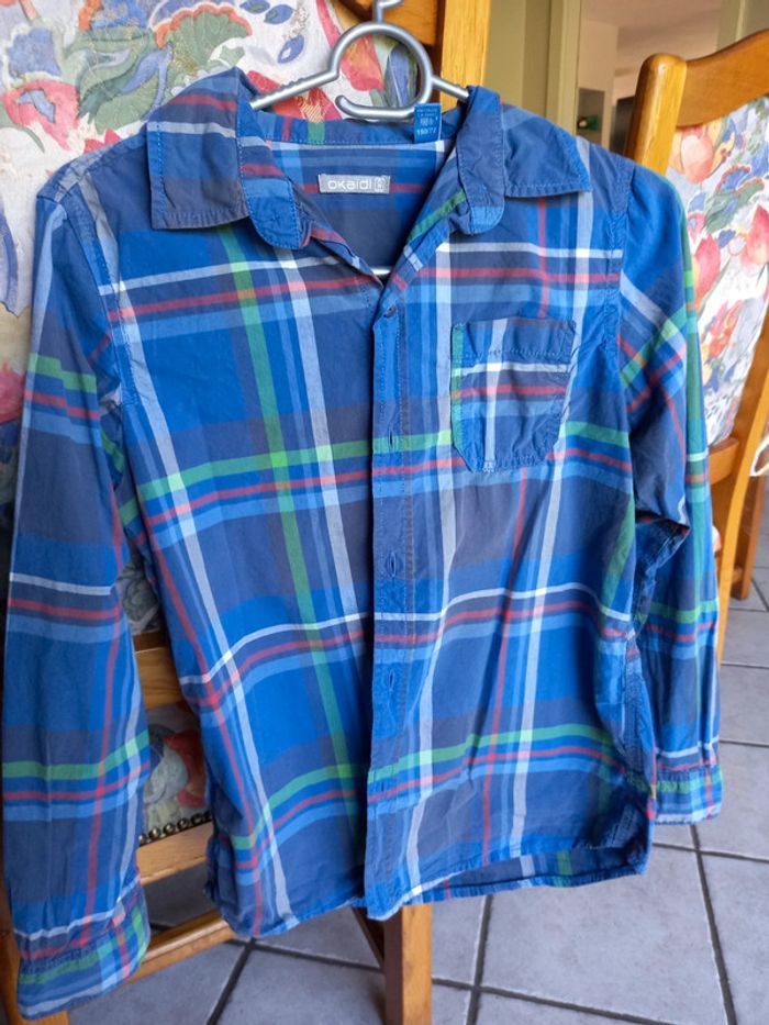 Chemise à carreaux