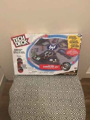 Spin Master - Coffret Tech Deck Rampe motorisée Shredline 360°