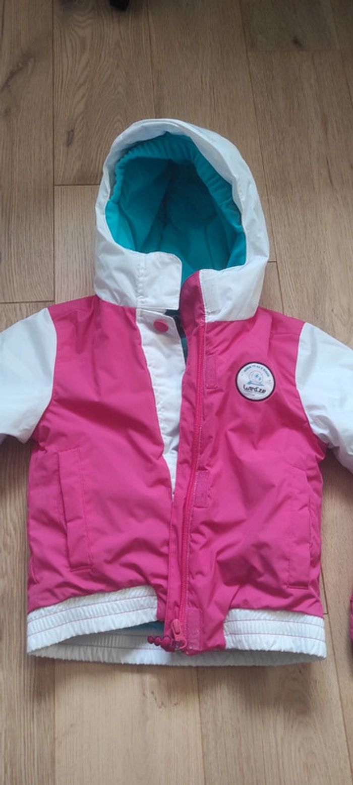 Ensemble ski salopette manteau et moufle 3 ans - photo numéro 3