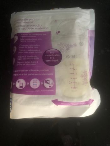 Poche de 20 de lait maternité 