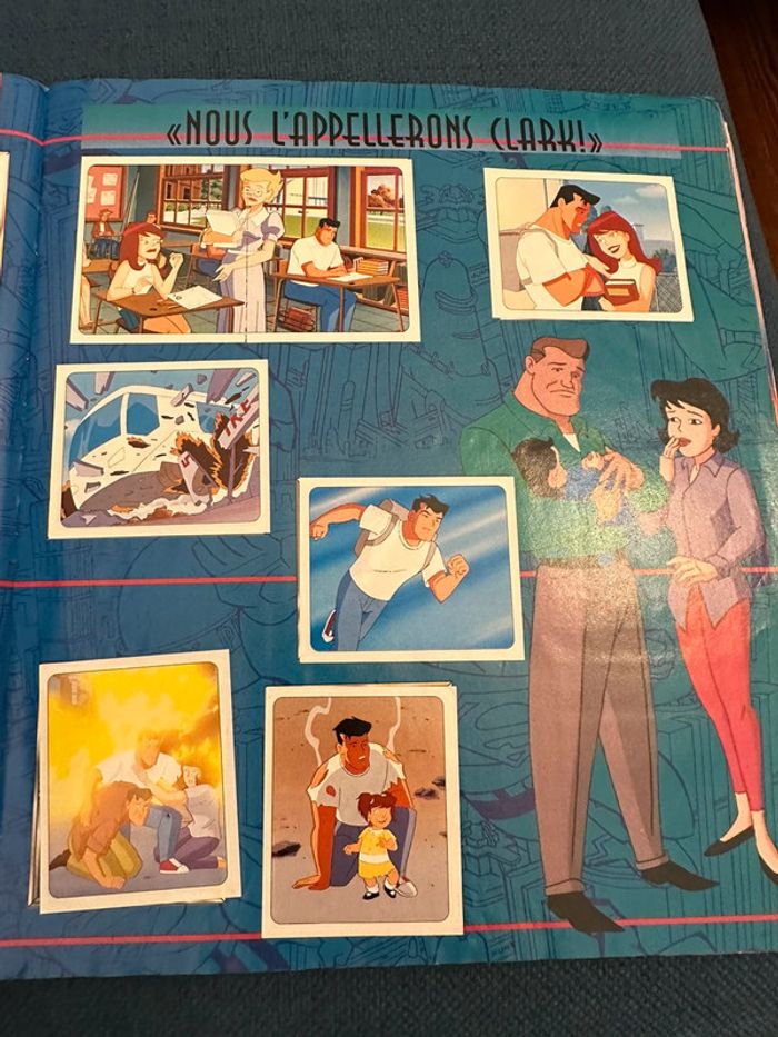 Album livre Panini complet stickers autocollants Superman super héros - photo numéro 5