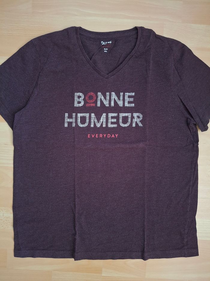 Lot 2 t shirt homme XXL Jules - photo numéro 2