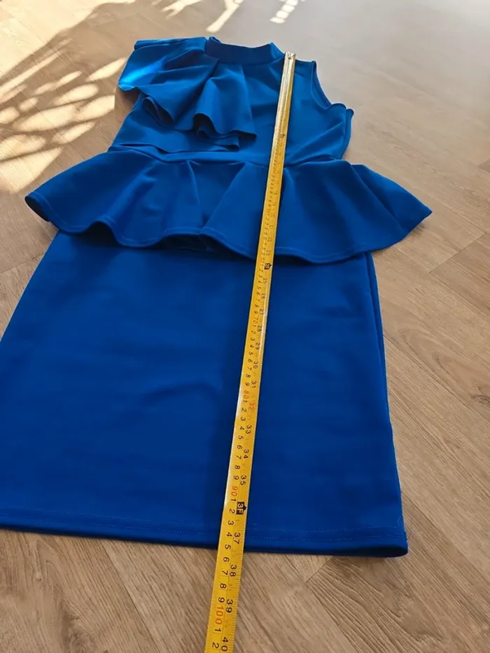 Robe cocktail bleu - photo numéro 5