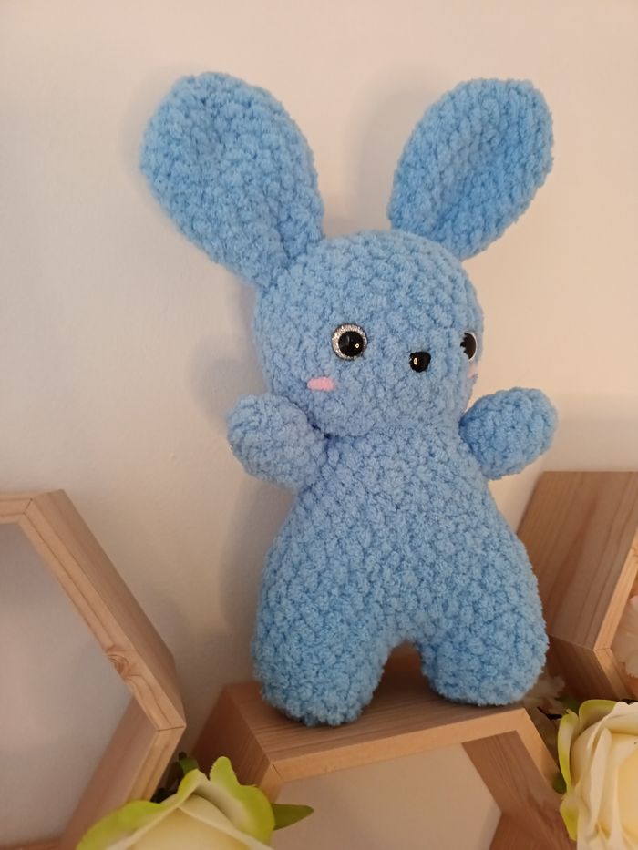 Lapin au crochet de 33cm - photo numéro 5