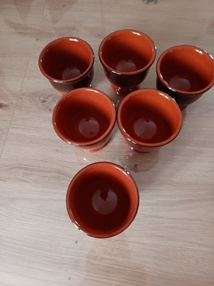Lot de 6 tasses à café ou coupelles - photo numéro 2