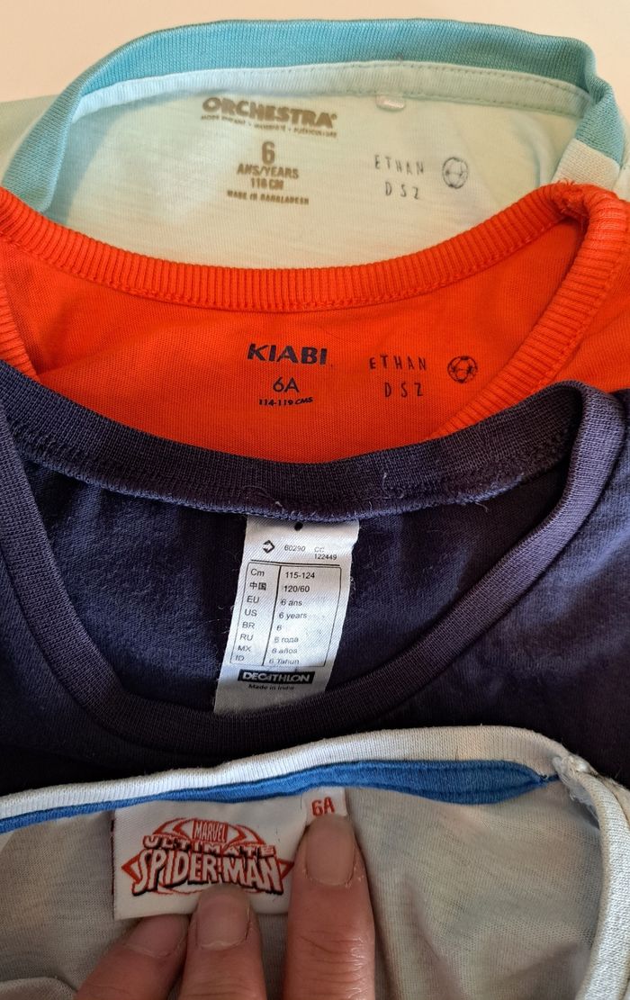 Lot de 4 hauts MC garçon 6 ans BE - photo numéro 8