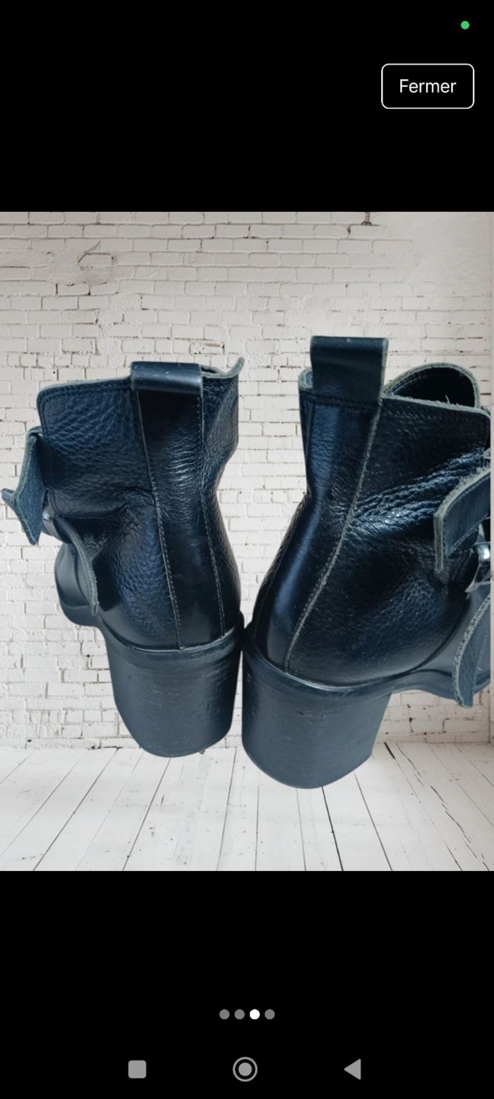 Bottines noires Jonak - photo numéro 3