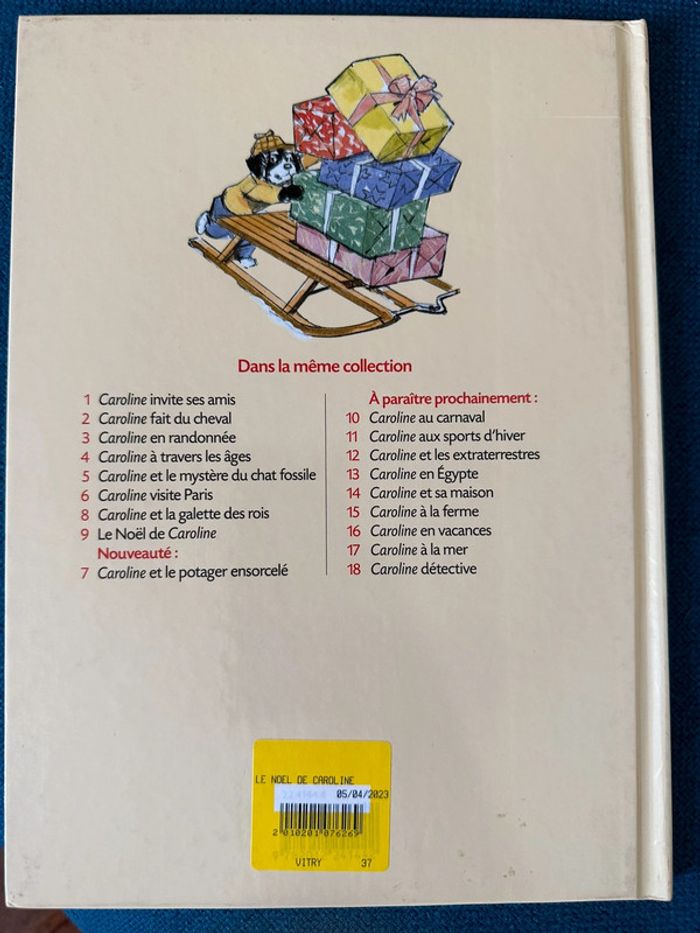 Livre Le Noel de Caroline fêtes Pere Papa bd album Pierre Probst Hachette rare - photo numéro 2