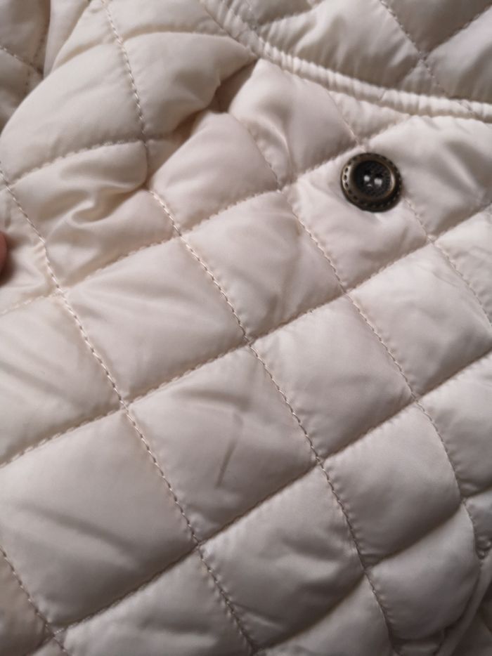 Manteau matelassé crème - photo numéro 5