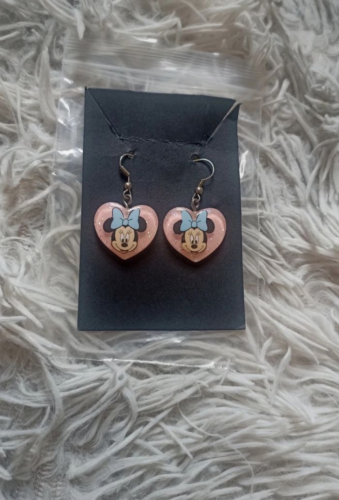 Boucles d'oreilles enfant Minnie - photo numéro 2