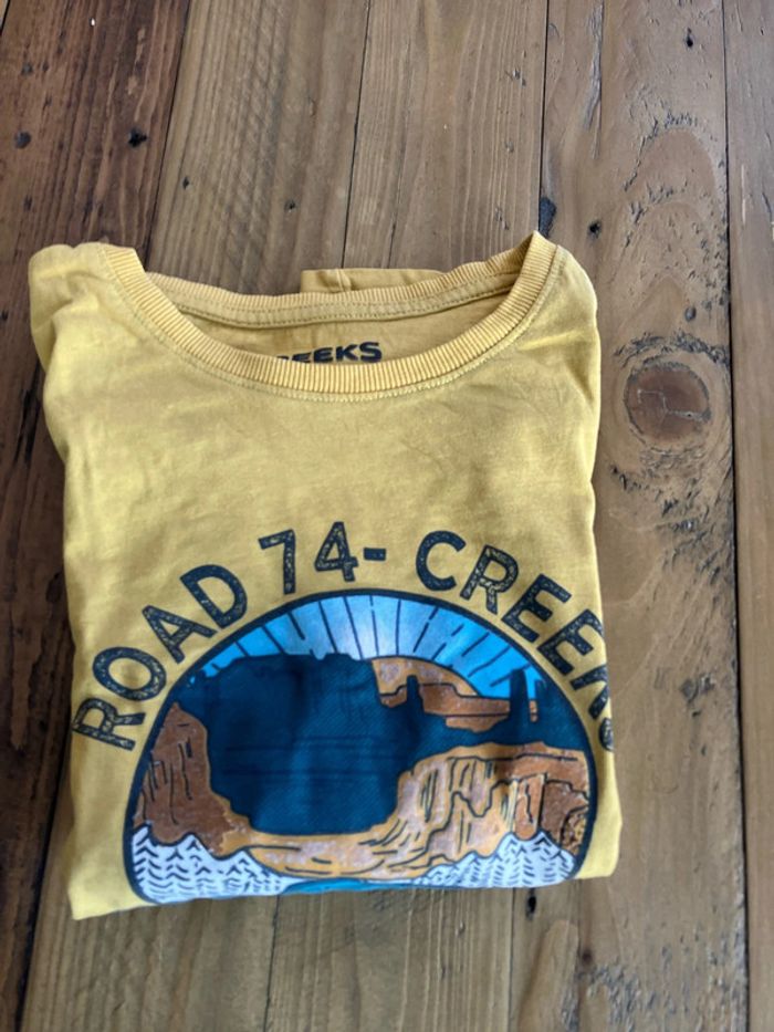 T shirt jaune - photo numéro 3