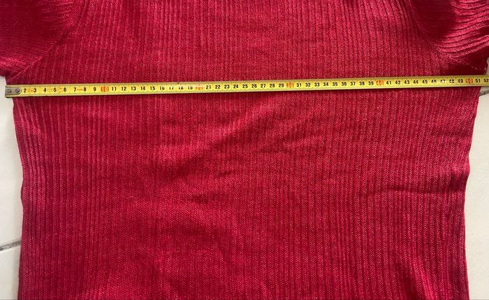 Tee-shirt rouge cerise - photo numéro 3