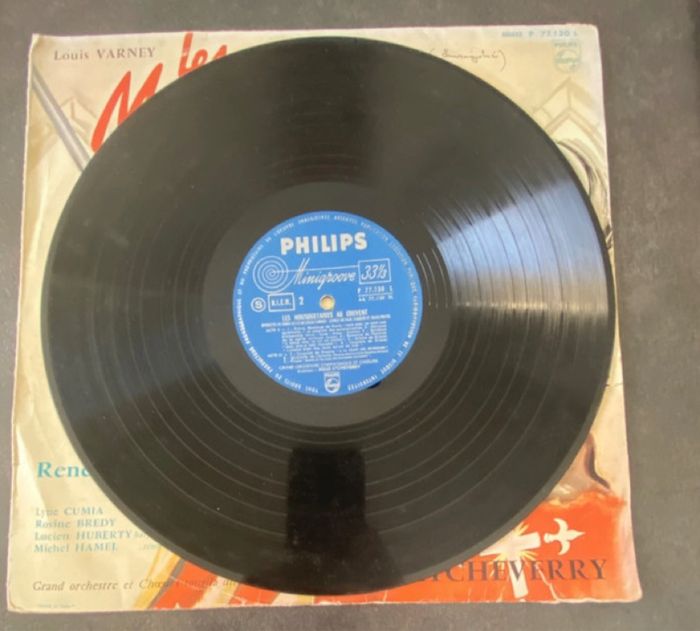 Vinyle 33 tours Les mousquetaires au couvent Louis Varney - photo numéro 2