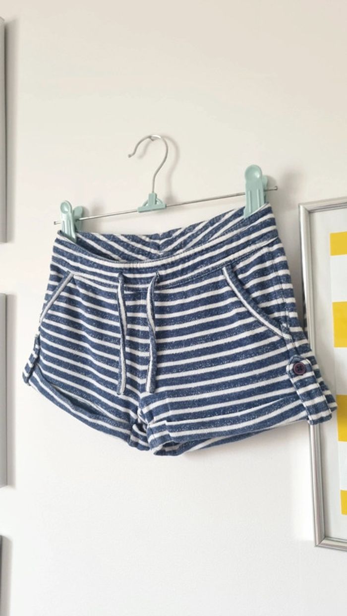 Short rayure azuleros taille 4ans comme neuf
