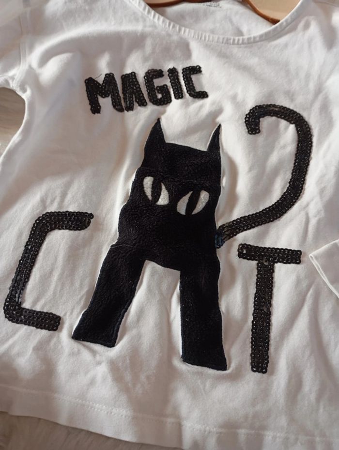 Ensemble fille jupe jpg jean Paul Gaultier junior + t-shirt orchestra 6 ans - photo numéro 3