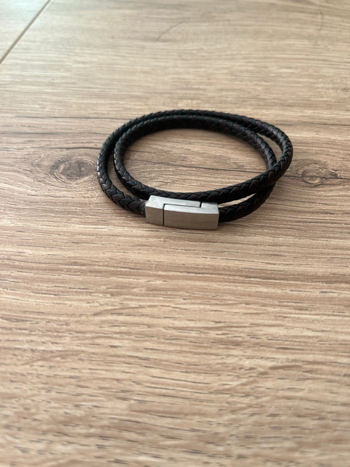 Double bracelet en cuir uS polo assn très bon état - photo numéro 2