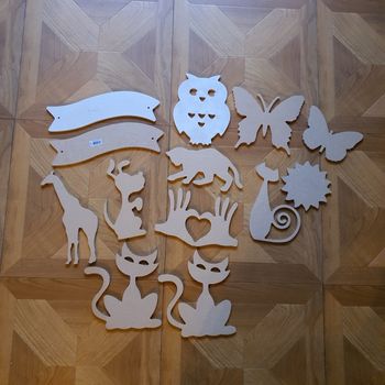 Lot 13 supports en bois medium - Gomille