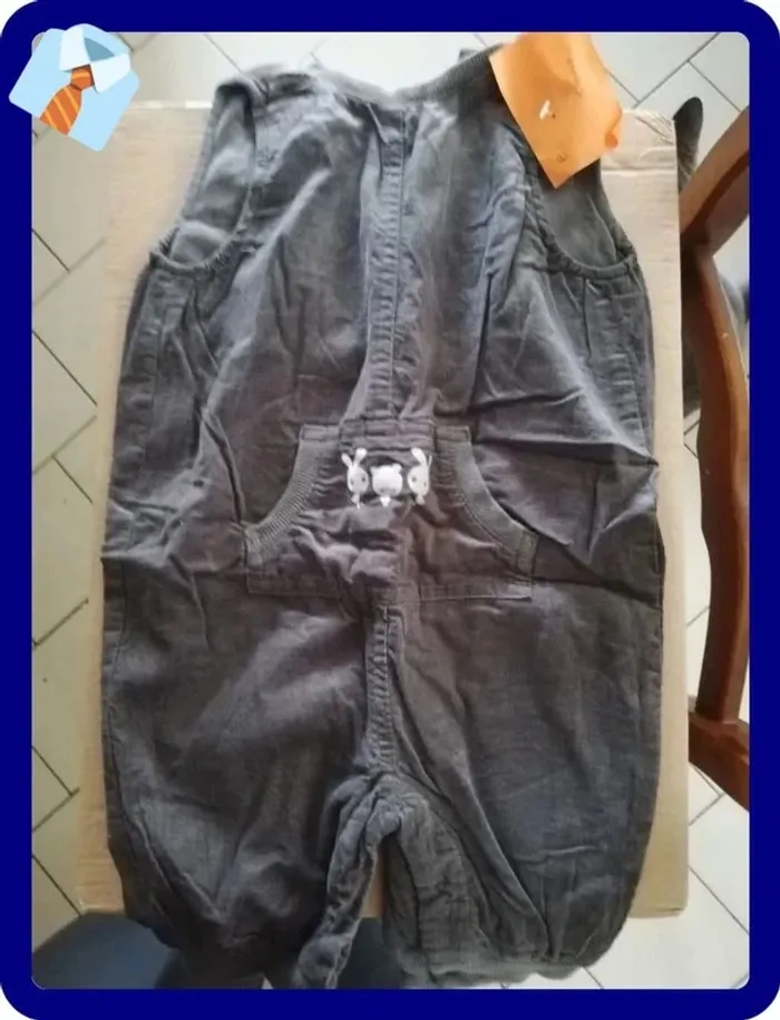 Lot de 2 pantalons 9 mois - photo numéro 3