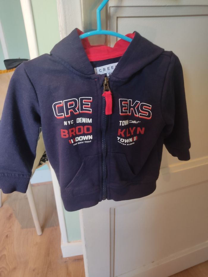 Sweat capuche zip creeks