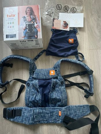 💙🤍Portage préformé prefo de la marque Tula modèle Explore Coast coloris Bliss