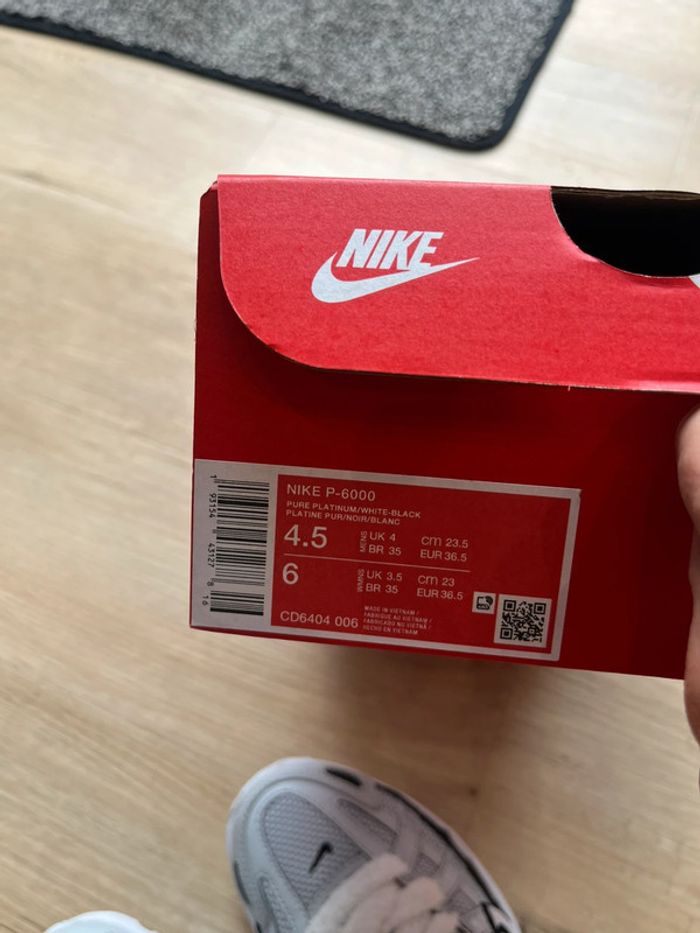 Nike P-6000 Pure Platinium Fluffy 36,5 - photo numéro 6