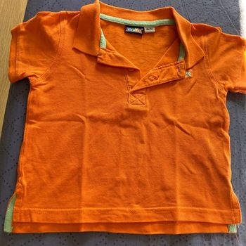 Polo orange 18 mois lupilu