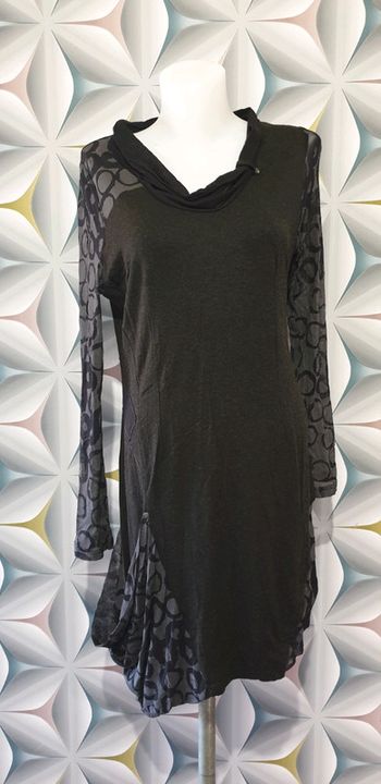 Robe Manche transparente