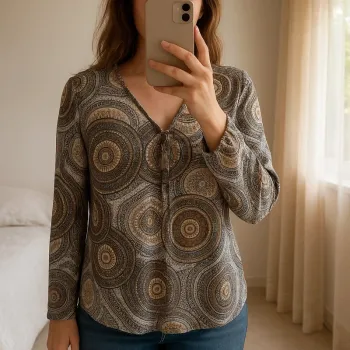 Blouse femme Armand Thiery taille xl
Manches 3/4