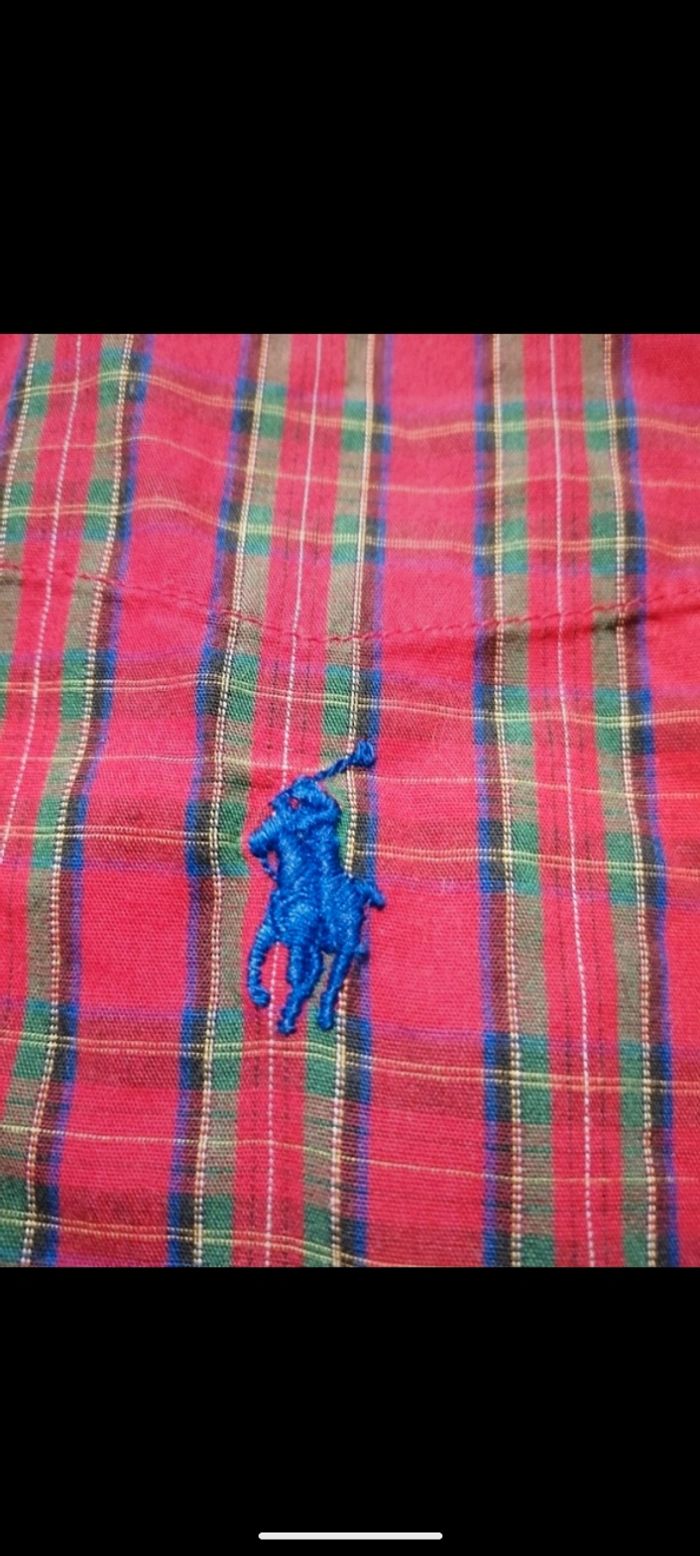 Chemise Ralph Lauren rouge à carreaux. Taille 12 ans - photo numéro 5