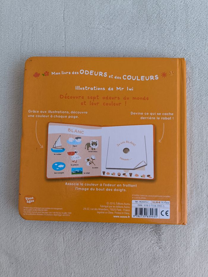 Livre à sentir Le monde Auzou - photo numéro 2