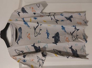pyjama pyjashort motif requins 10 ans