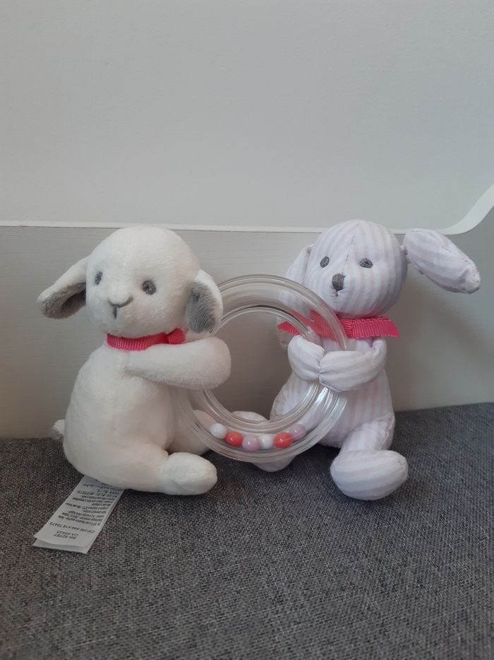 Jouet Peluche Hochet Jacadi