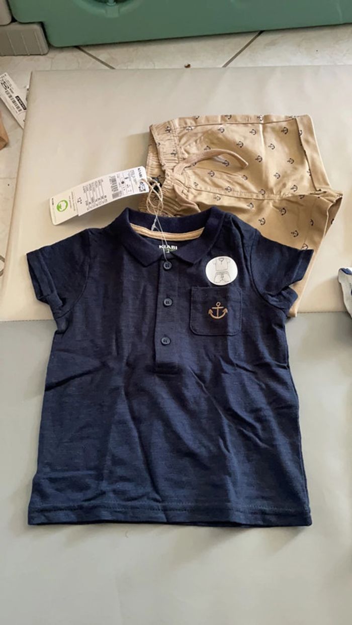 Lot de 2 ensembles été 9 mois - photo numéro 6